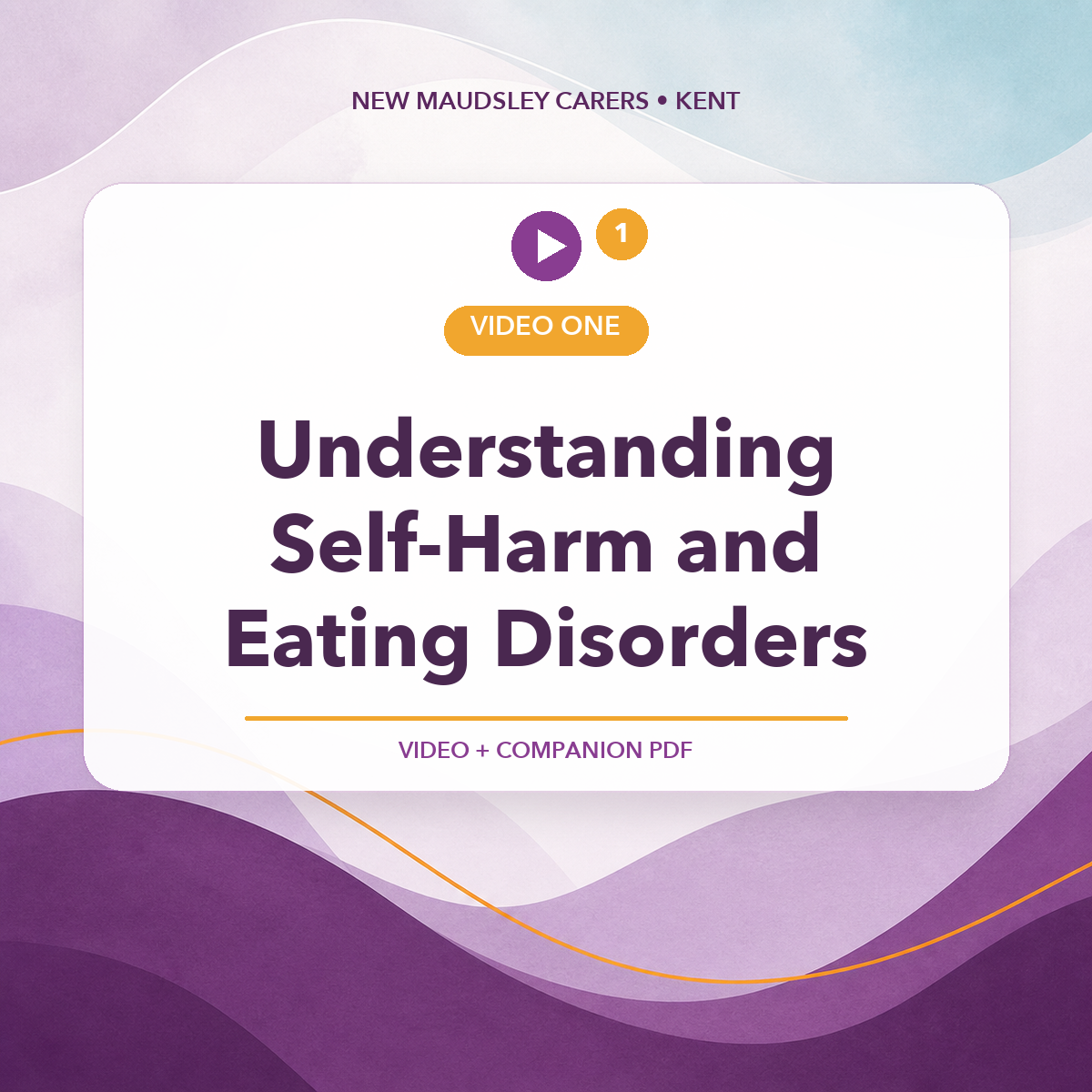 Self-Harm and Eating Disorders – Video One: Understanding the Relationship